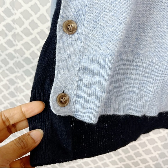 EUC J. Crew Side Button Crewneck Pullover Sweater - Picture 4 of 11